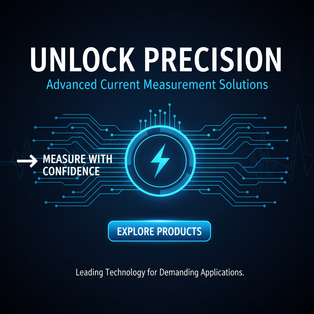 A call-to-action banner promoting advanced current measurement solutions